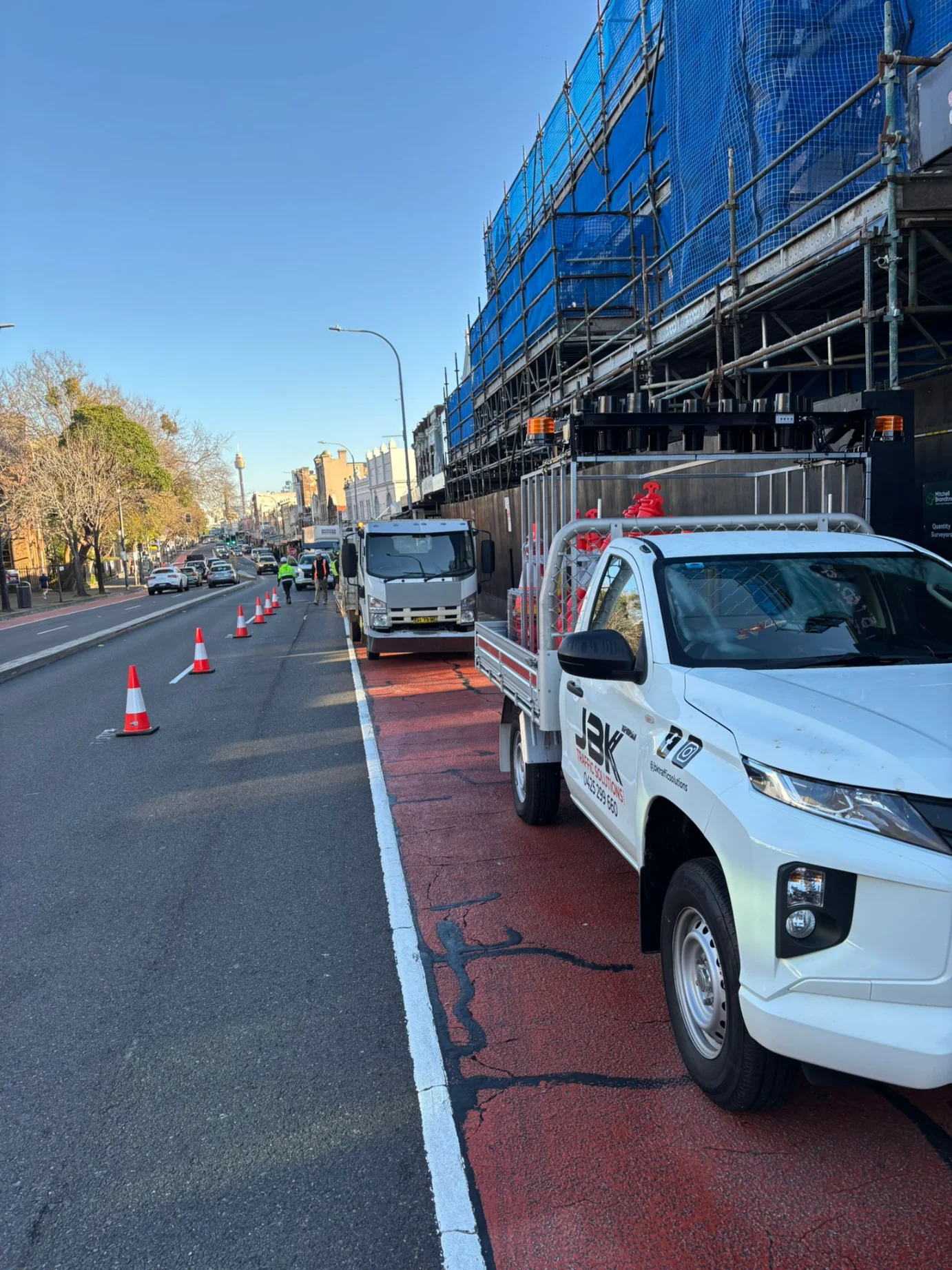 JBK Traffic Solutions on site in Sydney